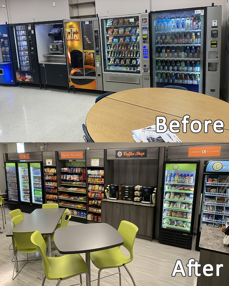 food cases and furniture