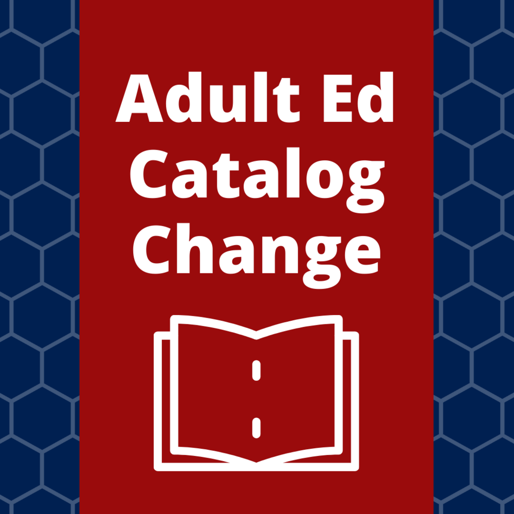 Adult Education Catalog Change Adult Education