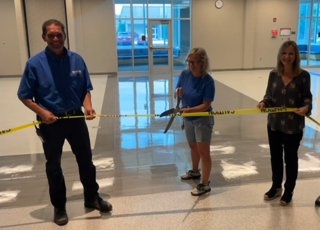 three staff